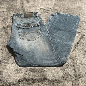 Express Men's Classic Denim Straight Jeans